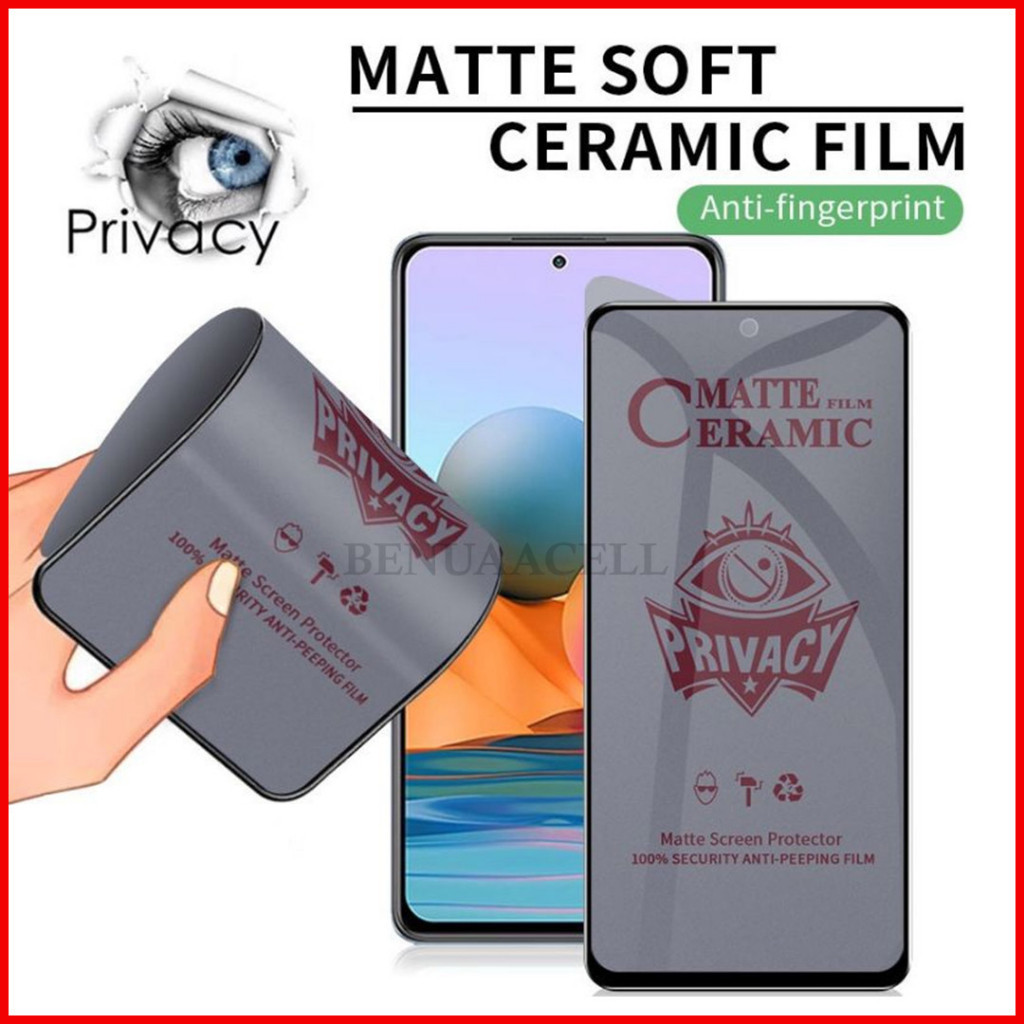 CERAMIC SPY MATTE ANTI GLARE ITEL A80 ITEL P65 ITEL RS4 A70 ITEL P55 5G P55 NFC ITEL S23 ITEL P40 ITEL A49 ITEL A60S ITEL A50 - BC1
