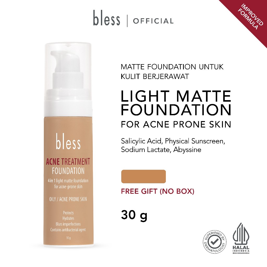 FREE GIFT | Point Membership | Bless Acne Treatment Foundation | NO BOX