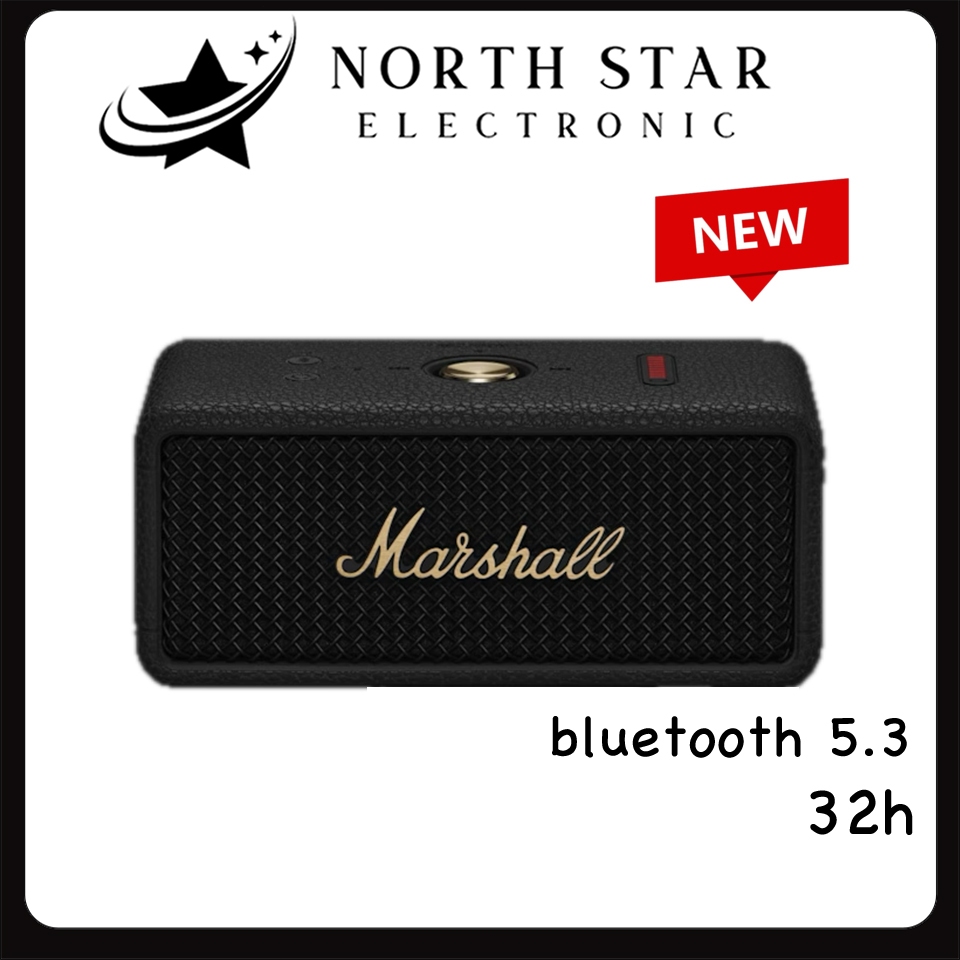 Marshall Emberton III 3gen Portable Bluetooth Speaker Bluetooth 5.3 32-Hour Playtime IP67 Waterproof -Northstar electronic