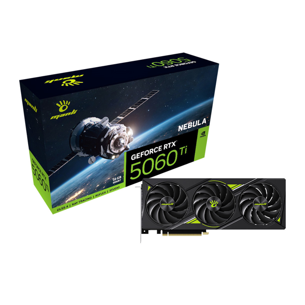 Jual MANLI NEBULA GeForce RTX 5060 Ti OC 16GB GDDR7 | Shopee Indonesia