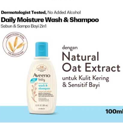 AVEENO BABY DAILY MOISTURE WASH & SHAMPOO