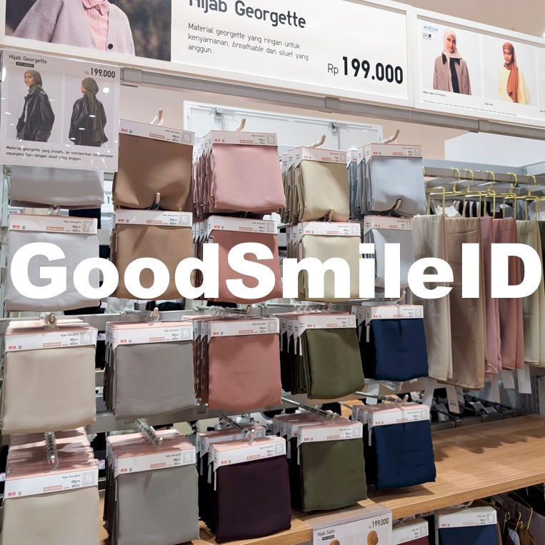 NEW Hijab Georgette (Pashmina) JASTIP UNIQLO