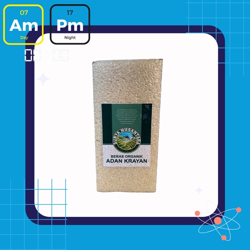 Jual Beras Adan Krayan Organik Asli 1 kg | Shopee Indonesia