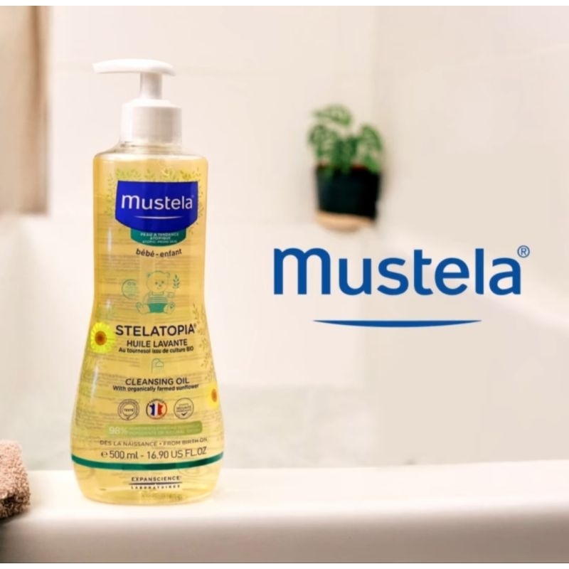 MUSTELA STELATOPIA CLEANSING OIL 500ML|MUSTELA CLEANSING OIL MURAH