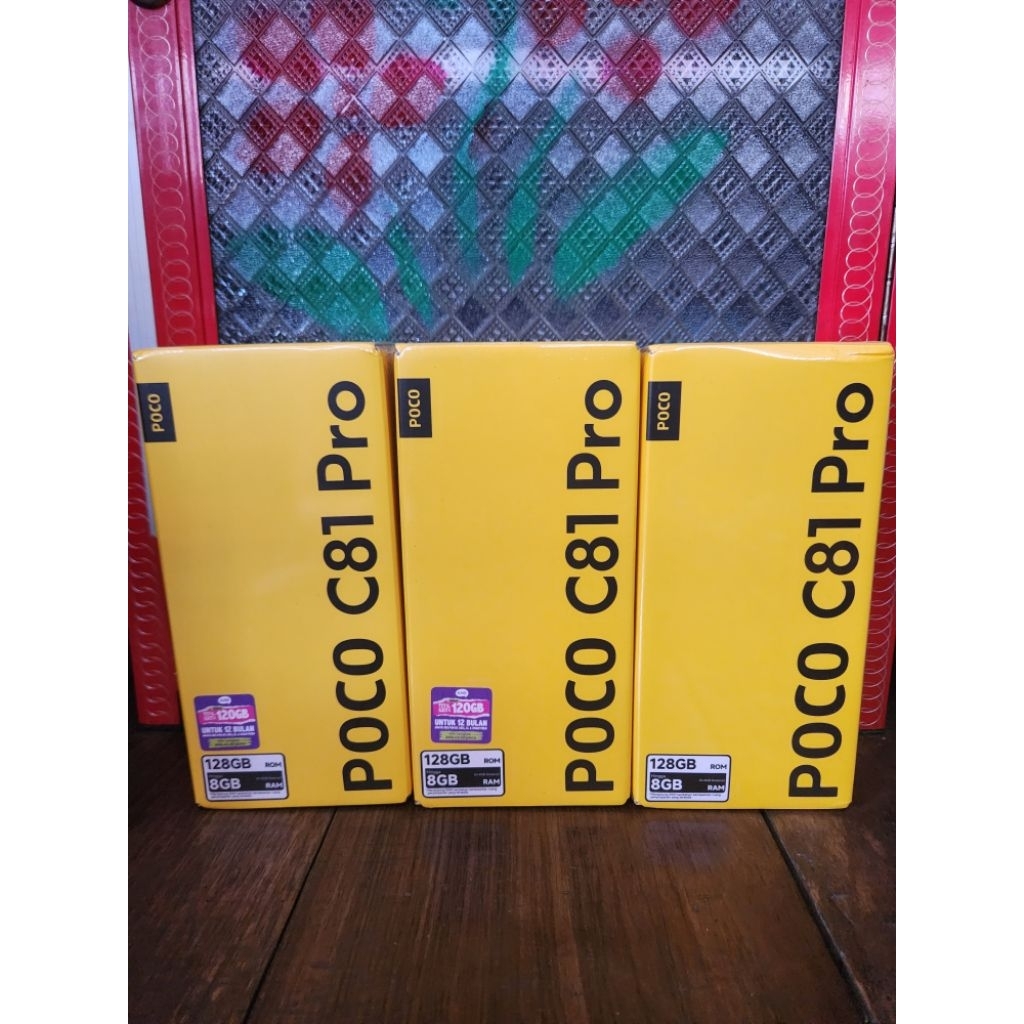 Poco C81 Pro 4/128 Green/Gold/Black Baru