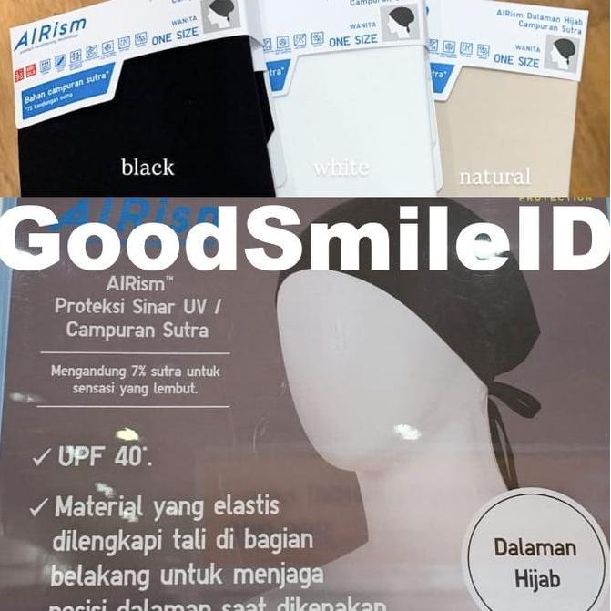 NEW SALE AIRISM HIJAB INNER BANDANA WANITA JILBAB HEADBAND DALAMAN CIPUT UNIQLO ORI