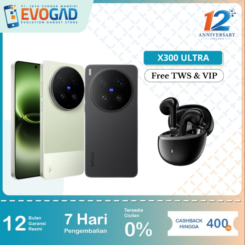 Vivo X300 Ultra Snapdragon 8 Elite Gen 5 AMOLED 2K 144Hz 6,82 inch 6600mAh 100W FlashCharge | Garansi Resmi Vivo Indonesia 1 Tahun