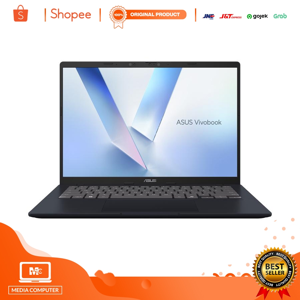 ASUS Vivobook 14 A1407QA VIPSP151M Snapdragon X X126100 16GB 512GB W11 OHS Microsoft 365 Basic Quiet Blue