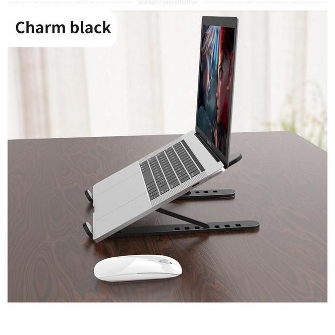 Ariyoseller5 - Goojodoq Stand Holder Lipat Adjustable Anti Slip Untuk Laptop/Notebook