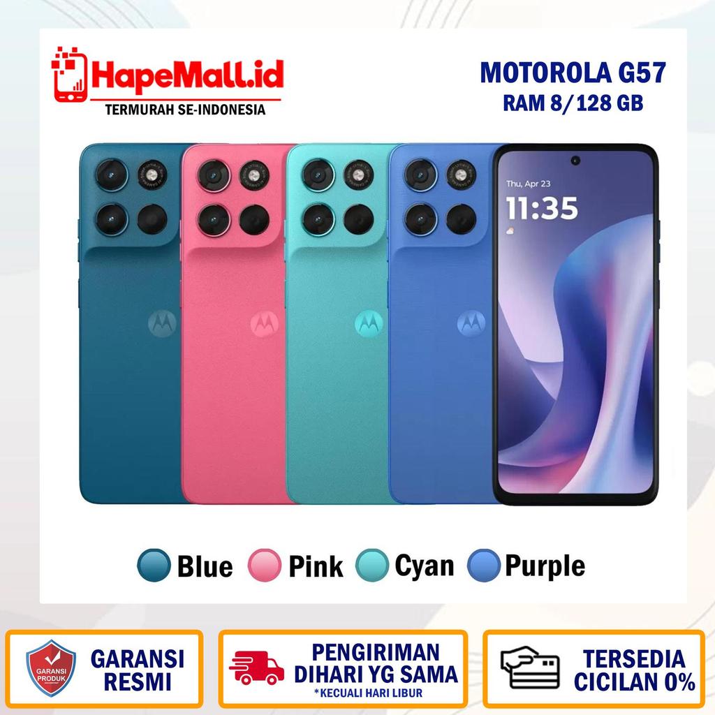 MOTOROLA G57 POWER 8/128 GB 5G GARANSI RESMI MOTOROLA INDONESIA TERMURAH