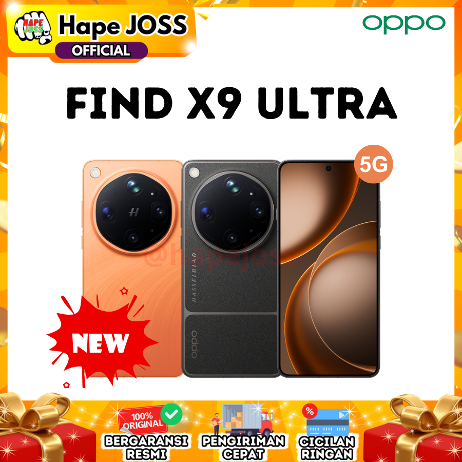 Oppo Find X9 Ultra 5G 12/512GB NFC Garansi Resmi Indonesia ( FREE GIFT )