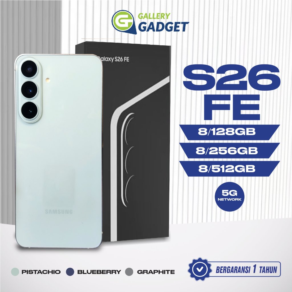 Samsung Galaxy S26 FE 5G 8/128 8/256 8/512 GB AI Smartphone Android Garansi Resmi
