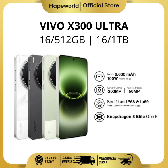 VIVO X300 ULTRA 5G (16/512GB) (16/1TB) - GARANSI RESMI