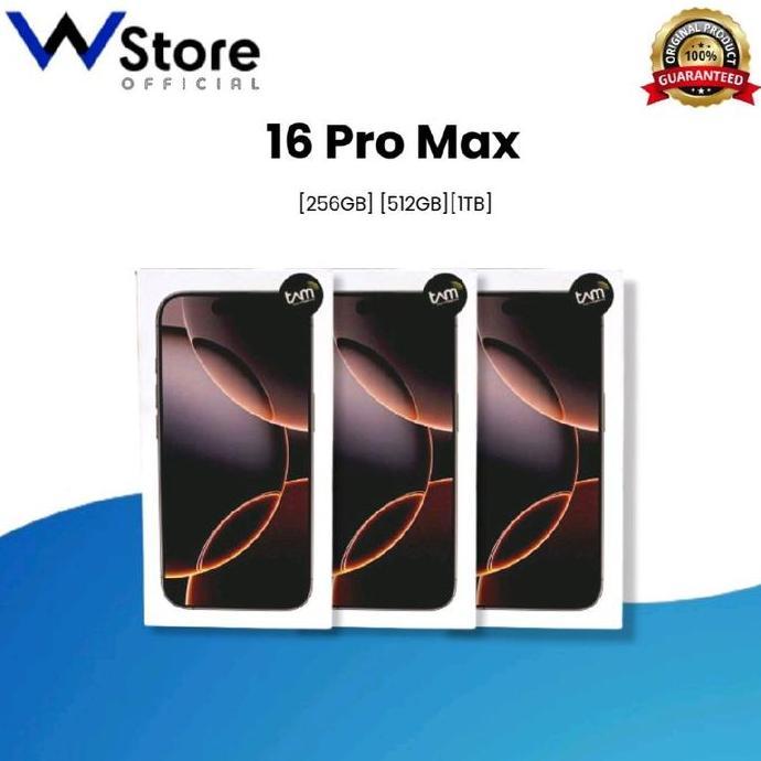 Cell- Apple Iphone 16 Pro Max [256Gb] [512Gb] [1Tb] Garansi Resmi