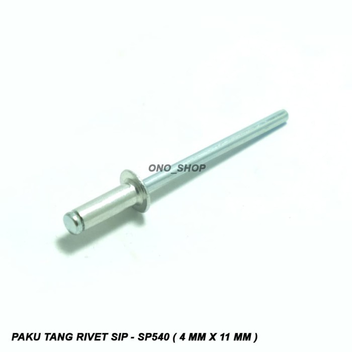Jual Paku Rivet SIP - SP540 ( 4 mm x 11 mm ) onosh00 Kualitas Baik | Shopee Indonesia
