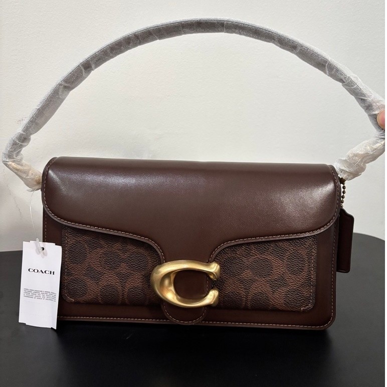 [NEW] Coach Tabby 26 Signature Maple 100% Authentic