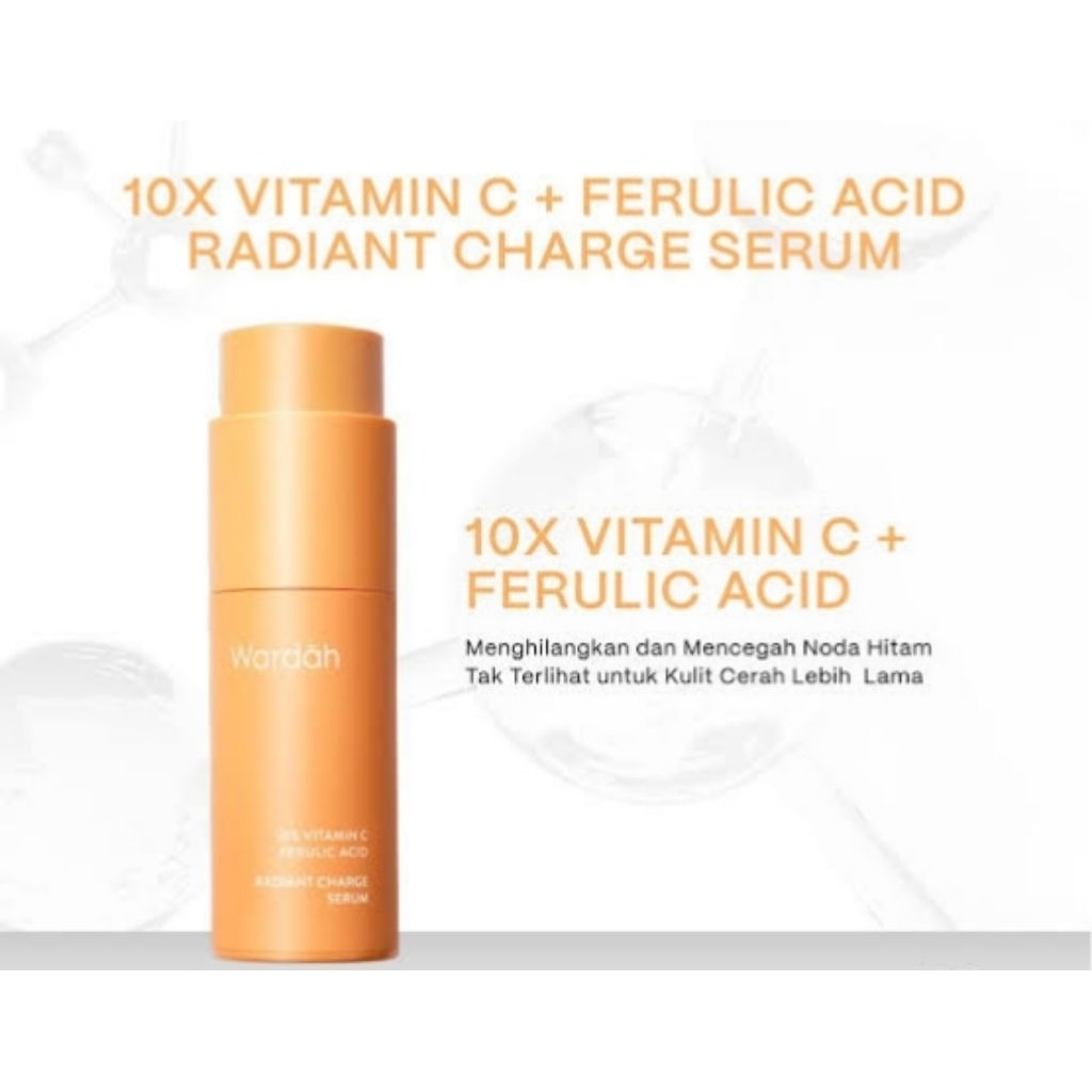 Wardah 10% Vitamin C + Ferulic Acid Radiant Charge Serum