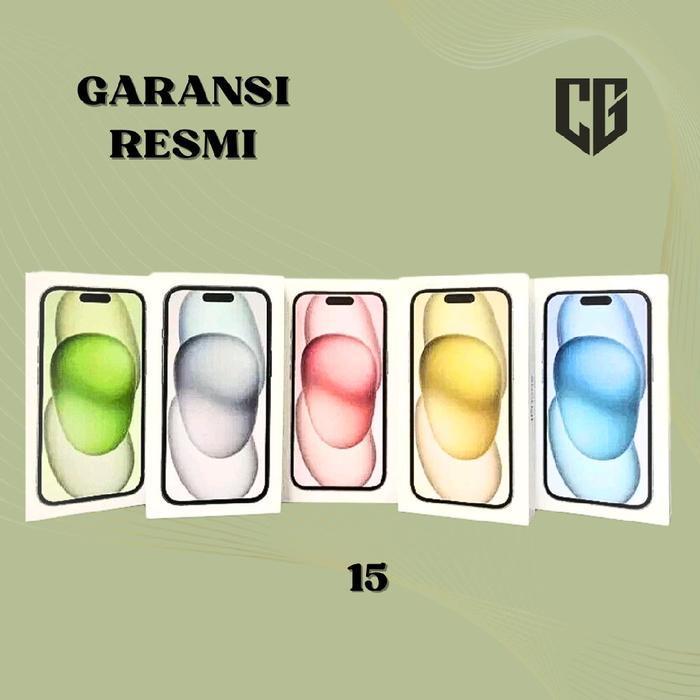 (Cg X Irvan) Iphone 15 128 & 256Gb Garansi Resmi Original Dan Terpercaya