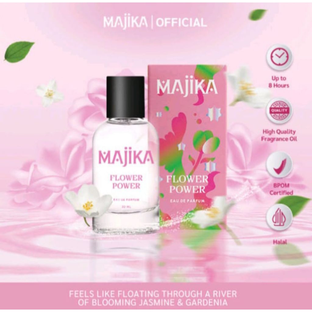 PARFUM WANITA MAJIKA flower power edp30ml