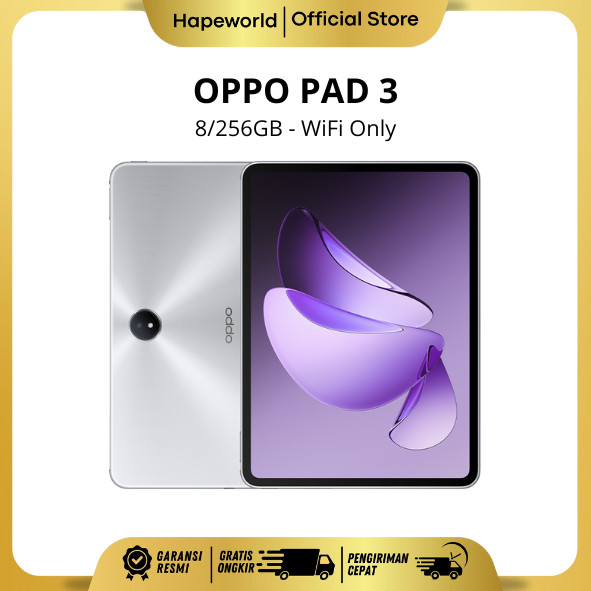 OPPO PAD 3 8/256GB WIFI ONLY - GARANSI RESMI