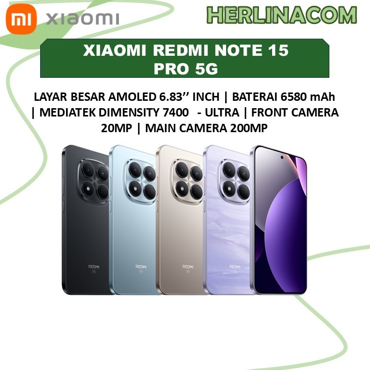 XIAOMI REDMI NOTE 15 PRO 5G | 12GB  512GB | NEW SEGEL BOX