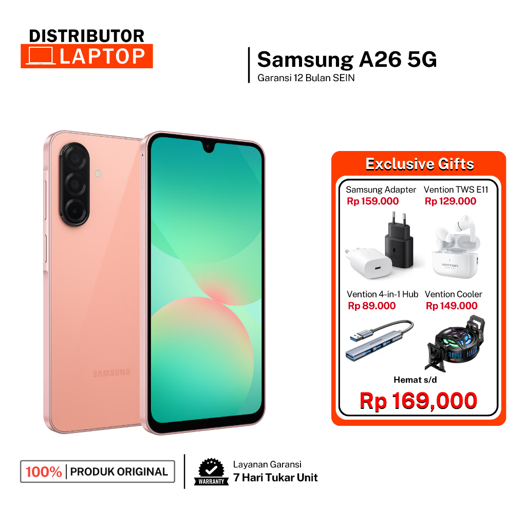 Samsung Galaxy A26 5G 8GB/256GB Garansi Resmi