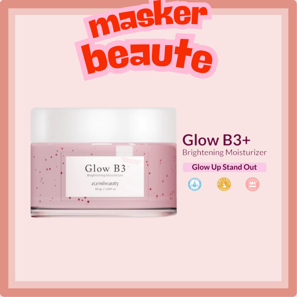 (BPOM) EIEM BEAUTY GLOW B3+ Brightening Moisturizer 50gram