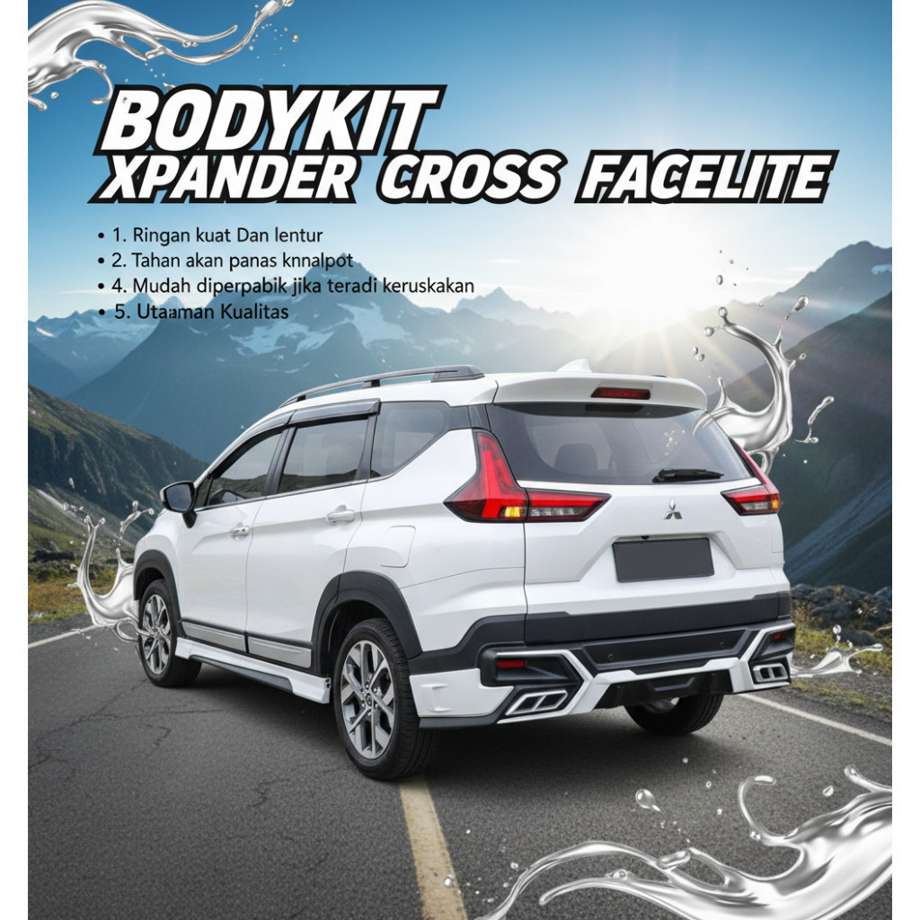 cicilan 0% bodykit mitsubishi xpander CROSS FACELITE 2023 2024 2025 vision