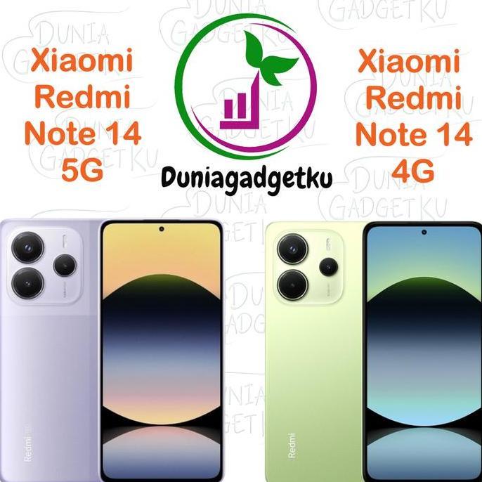 Xiaomi Redmi Note 14 4G | Xiaomi Redmi Note 14 5G [8/128 GB] [8/256 GB] [12/512 GB] Garansi Resmi Xiaomi Indonesia