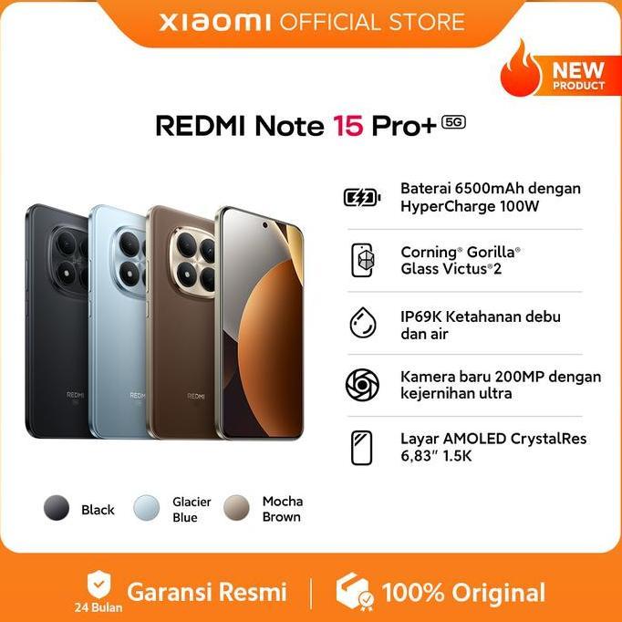 Xiaomi Redmi Note 15 Pro+ 5G (8/256 GB) (12/512 GB) [Xiaomi Official Store]
