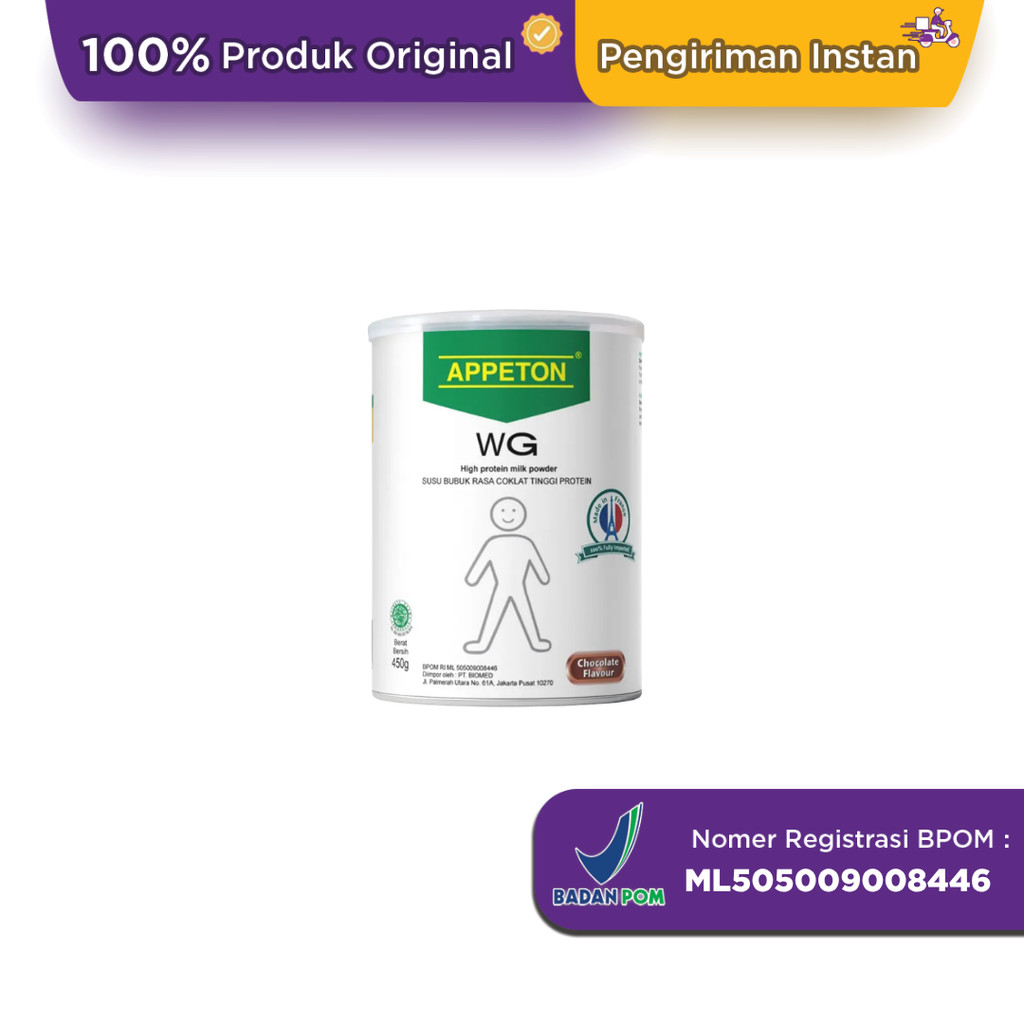 Jual Appeton Weight Gain Adult Coklat 450 g | Shopee Indonesia