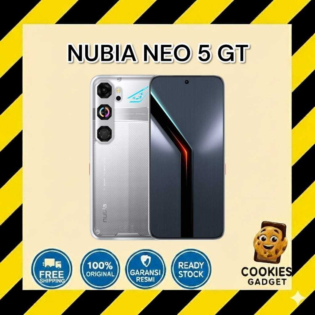 ZTE Nubia Neo 5 GT 5G 8/256GB I 12/256GB Garansi Resmi.