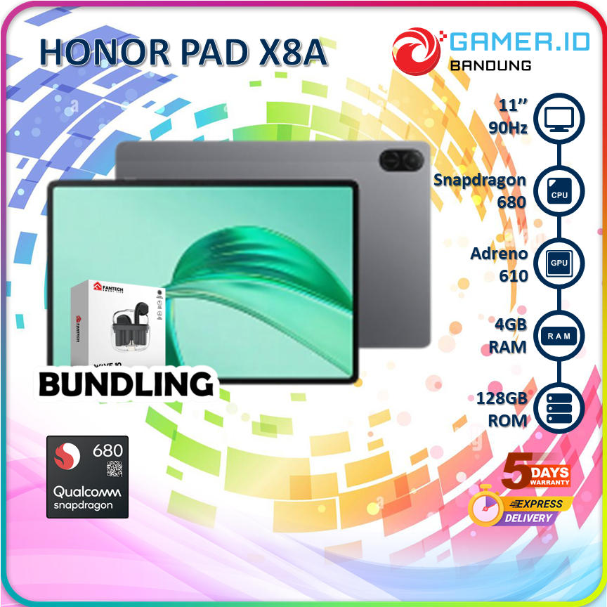 Jual HONOR PAD X8A 4GB 128GB GARANSI RESMI INDONESIA | Shopee Indonesia