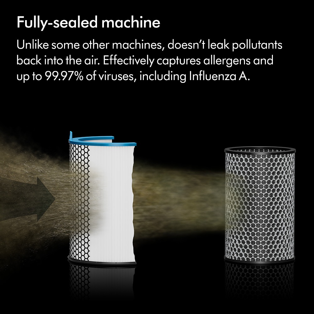 DISKON DYSON HUSHJET PURIFIER COMPACT (WHITE/SILVER) - PENJERNIH UDARA