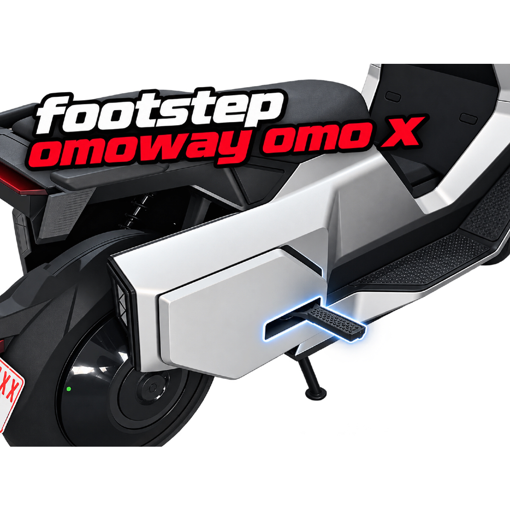 Jual Footstep Omoway Omo X Pedal Belakang Tidak Mudah Gerak (Penumpang Nyaman) | Shopee Indonesia