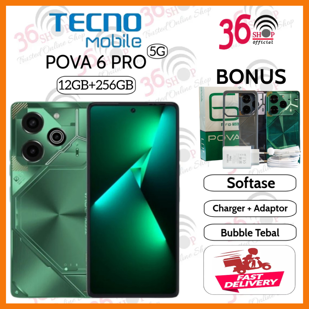 Jual Tecno Pova 6 Pro [5G] 12GB+256GB Garansi Resmi 1 Tahun | Shopee Indonesia