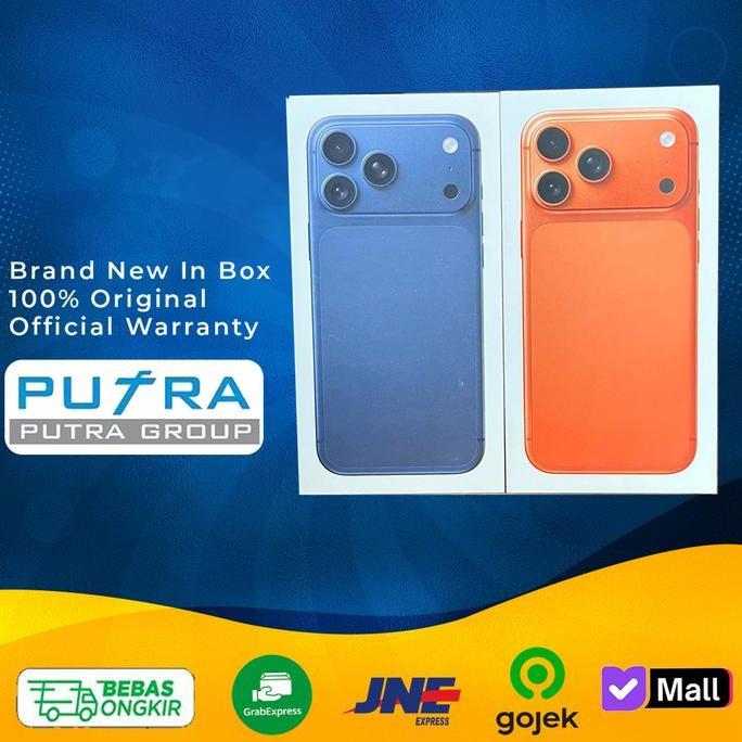 Bugivaiylee - (RESMI) iPhone 17 Pro Max ProMax 256GB 512GB 1TB A19 Pro Chip Silver Cosmic Orange Deep Blue