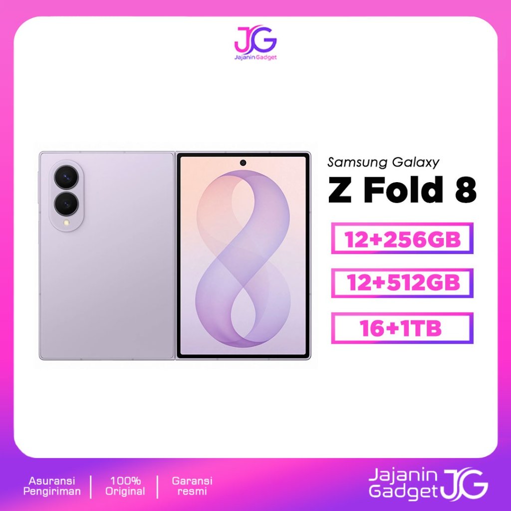 Samsung Galaxy Z Fold 8 12/256GB 12/512 16/1TB Garansi Resmi Indonesia