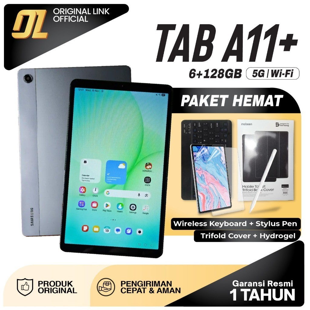 Jual Samsung Galaxy Tab A11+ Plus Wifi 5G A11 4/64 GB 6/128 GB Tablet Android Original Garansi Resmi | Shopee Indonesia