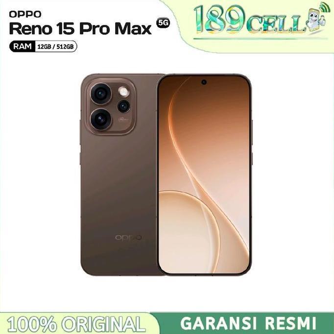 Cell- Oppo Reno 15 Pro Max 5G [12/512Gb] - 200Mp Ois Camera, Mediatek Dimensity 8450 - Reno15Promax Reno15