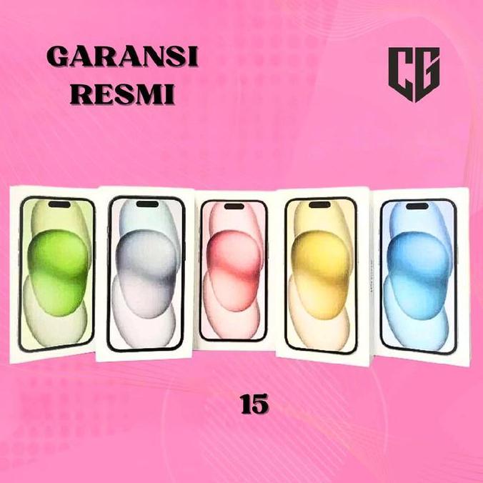 (CG x K) - iPhone 15 128 & 256gb Garansi Resmi