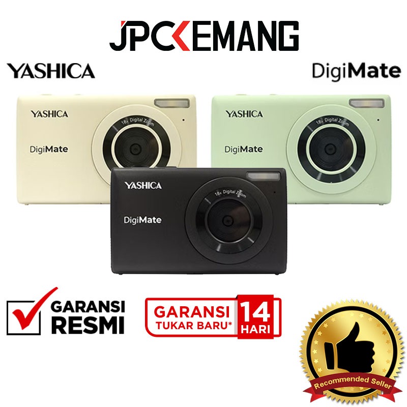 Jual Yashica DigiMate Compact Digital Pocket Camera Yashica Digi Mate Garansi Resmi | Shopee Indonesia