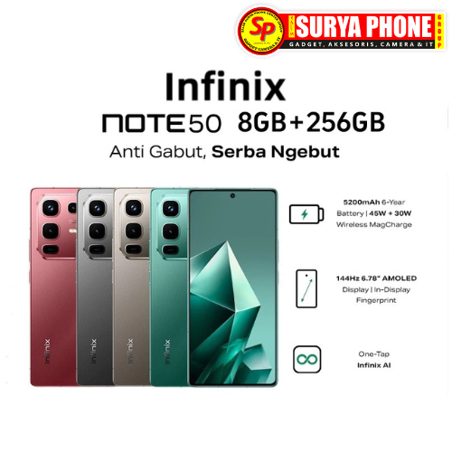 Jual INFINIX NOTE 50 RAM 8GB I 256GB | Shopee Indonesia
