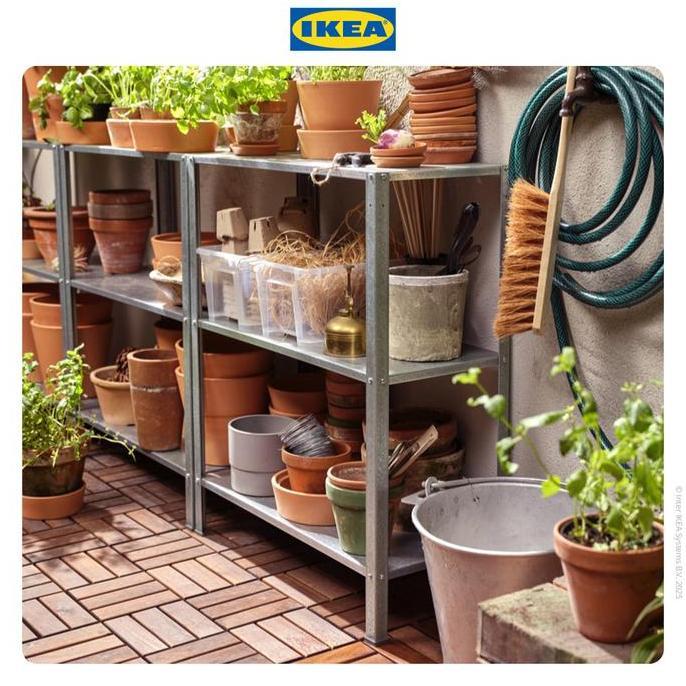Allo- Ikea Hyllis Rak Serbaguna Dalam/Luar Ruangan 60X27X74Cm - Tidak Dirakit