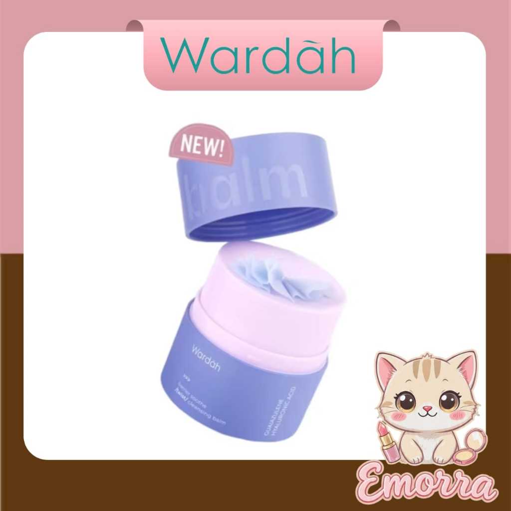 NEW! Wardah Cleansing Balm Barrier Soothe Twist 40g - Hapus Makeup 10 Detik,Menenangkan Kulit