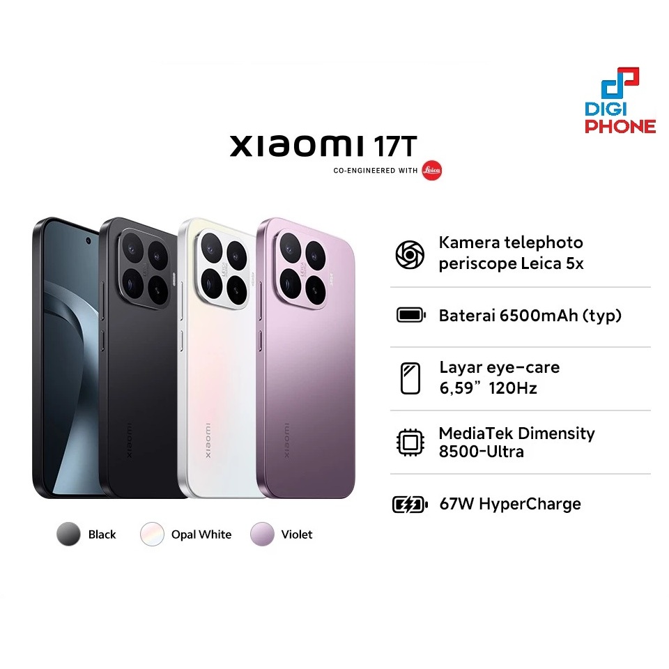 Xiaomi 17T [12/512] (Garansi Resmi Xiaomi Indonesia)