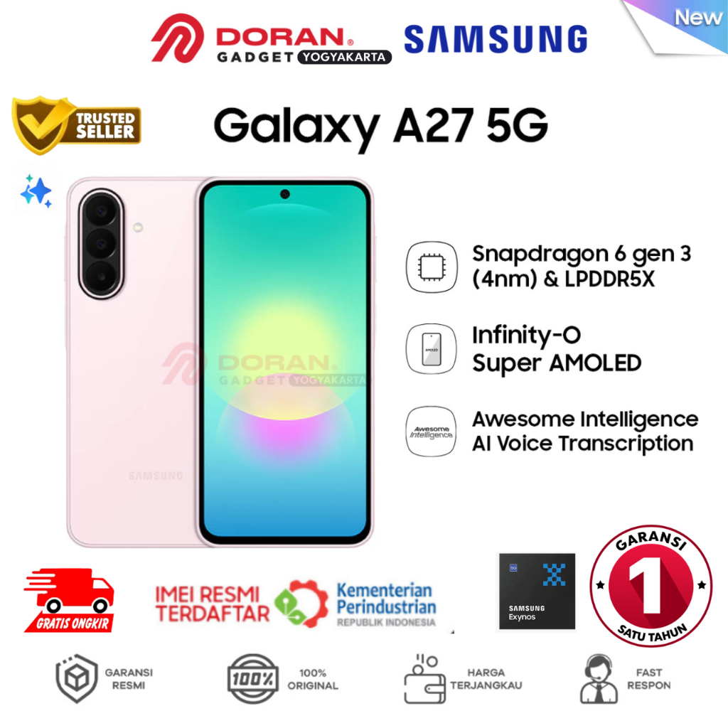 Samsung Galaxy A27 Ai Smartphone - Garansi Resmi SEIN