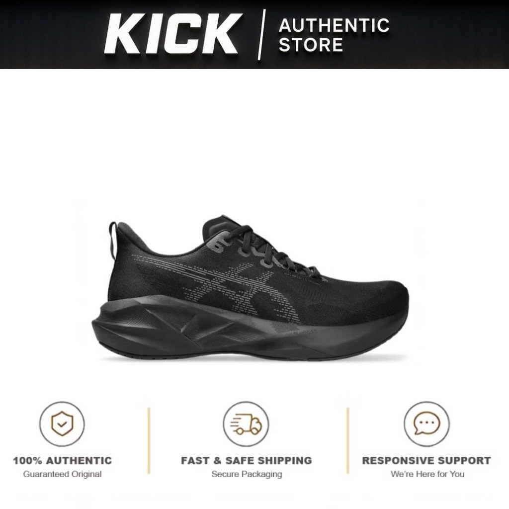 ASICS Novablast 4 Black Graphite Grey ( 100% Authentic )