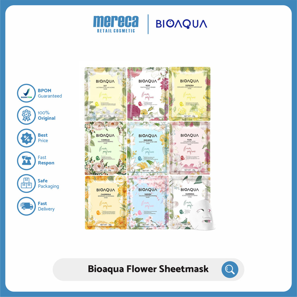 Bio Aqua Sheet Mask Flower Series
