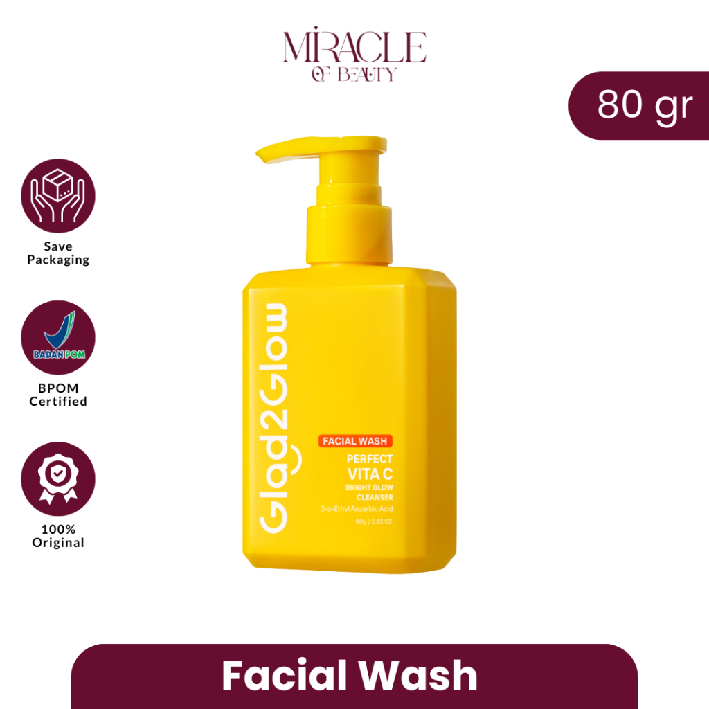 GLAD2GLOW | Facial Wash Perfect Vita C Bright Glow Cleanser